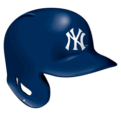 New York Yankees 12in Authentic Helmet Sign