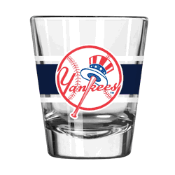 New York Yankees 2oz Stripe Shot Glass