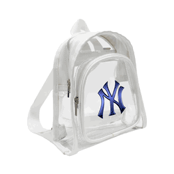 New York Yankees 3D Logo Clear Mini Backpack