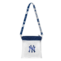 New York Yankees 3D Logo Clear Satchelette