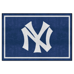 New York Yankees 5ft. x 8 ft. Plush Area Rug - Retro Collection
