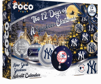 New York Yankees Advent Calendar Ball Ornament