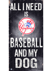 New York Yankees Baseball and My Dog Sign