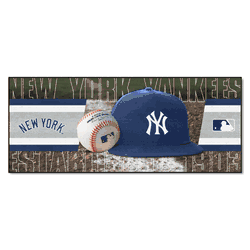 New York Yankees Baseball Runner Rug - 30in. x 72in.