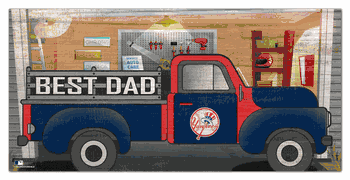 New York Yankees Best Dad Truck 6x12 Sign
