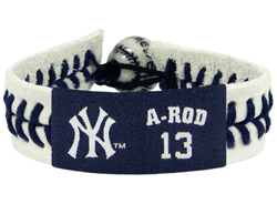 New York Yankees Bracelet Genuine Baseball Alex Rodriguez CO
