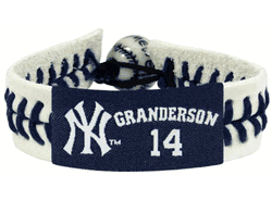 New York Yankees Bracelet Genuine Baseball Curtis Granderson CO