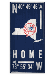 New York Yankees Coordinate 6x12 Sign