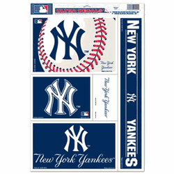 New York Yankees Decal 11x17 Ultra