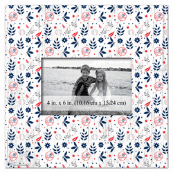 New York Yankees Floral Pattern 10x10 Frame