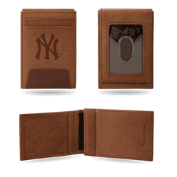 New York Yankees Genuine Leather Front Pocket Wallet