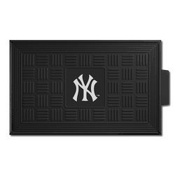 New York Yankees Heavy Duty Vinyl Medallion Door Mat - 19.5in. x 31in.