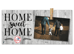 New York Yankees Home Sweet Home Clothespin 6x12