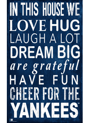 New York Yankees In This House Sign