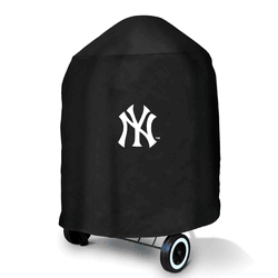 New York Yankees Kettle Grill Cover - 25in x 25in x 35in