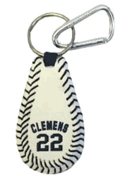 New York Yankees Keychain Classic Baseball Roger Clemens CO