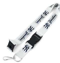 New York Yankees Lanyard White