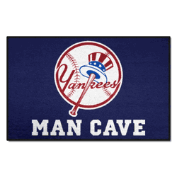 New York Yankees Man Cave Starter Mat Accent Rug - 19in. x 30in.
