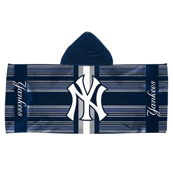 New York Yankees MLB Light Ray Youth Hooded Towel 22x51 inches