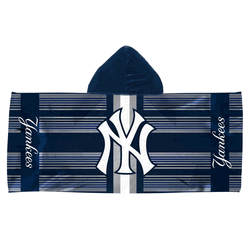 New York Yankees MLB Light Ray Youth Hooded Towel 22x51 inches