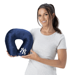 New York Yankees MLB Navy Neck Pillow