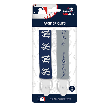 New York Yankees Pacifier Clips