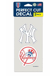 New York Yankees Set of 2 Die Cut Decals
