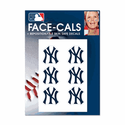 New York Yankees Tattoo Face Cals