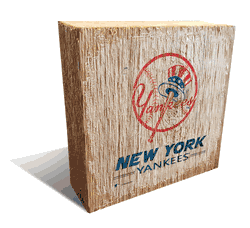 New York Yankees Team Logo Block 6X6