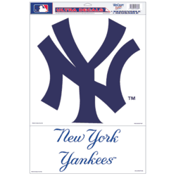 New York Yankees Ultra Decal 11in x 17in Logo