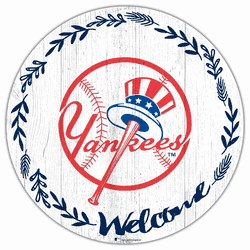 New York Yankees Welcome 12in Circle