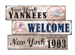 New York Yankees Welcome 3 Plank