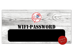 New York Yankees Wifi Password 6x12 Sign