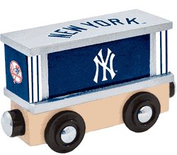 New York Yankees Wood Train Box Car