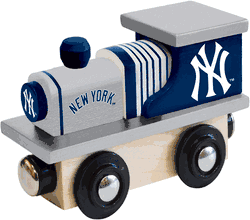 New York Yankees Wood Train Engine