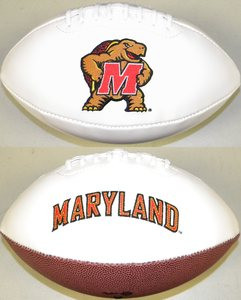 Maryland Terrapins Signature Series Full Size Football
