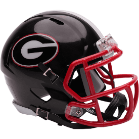 Georgia Bulldogs NCAA Mini Speed Football Helmet Black