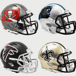 NFC South Riddell Replica SPEED Mini Helmet Set