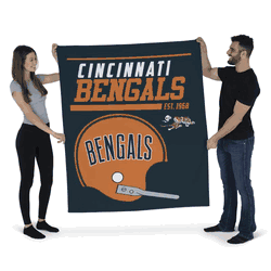 NFL 40 YD Dash Legacy Cincinnati Bengals Printed Wall Hanging(Pod)