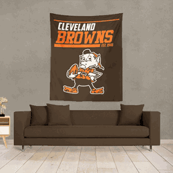 NFL 40 YD Dash Legacy Cleveland Browns Printed Wall Hanging(Pod)