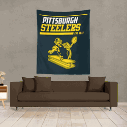 NFL 40 YD Dash Legacy Pittsburgh Steelers Printed Wall Hanging(Pod)
