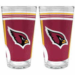 NFL Arizona Cardinals 2pc Pint Glass Set