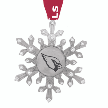 NFL Arizona Cardinals Snowflake Collectible Ornament