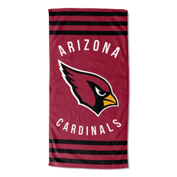 NFL Arizona Cardinals Stripes Beach Towel