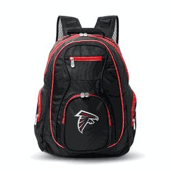 NFL Atlanta Falcons 19" Premium Laptop Backpack with Colored Trim