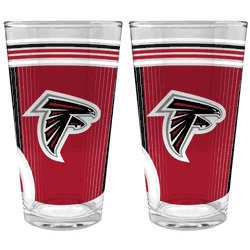 NFL Atlanta Falcons 2pc Pint Glass Set