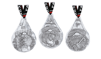 NFL Atlanta Falcons 3-Piece Gridiron Gnomes Ornament Set