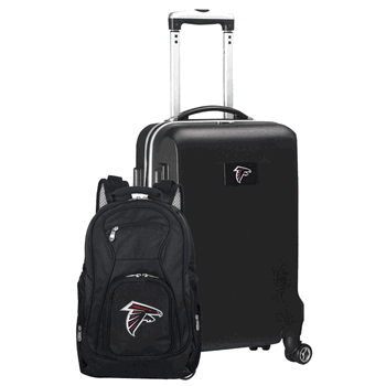 NFL Atlanta Falcons Deluxe 2-Piece Backpack & Carry-On Set