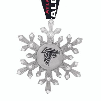 NFL Atlanta Falcons Snowflake Collectible Ornament
