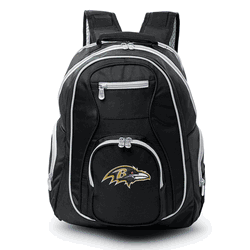 NFL Baltimore Ravens 19" Premium Laptop Backpack with Colored Trim